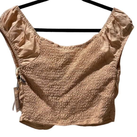 JAPNA Boho Crop Top size Medium - Picture 2 of 4